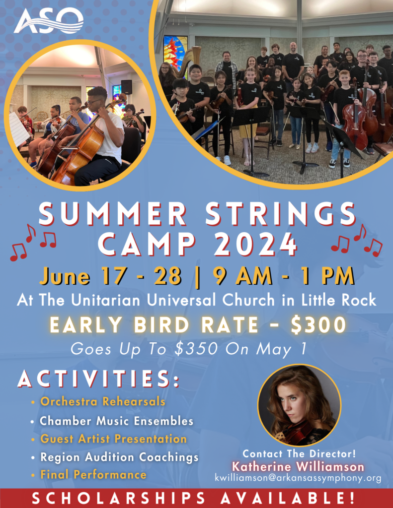 Summer Strings Camp Arkansas Symphony Orchestra