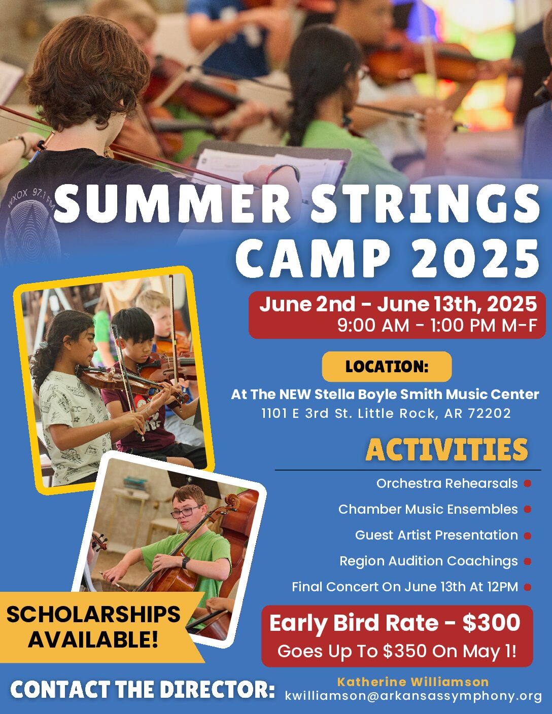 Summer Strings 2025 Flyer